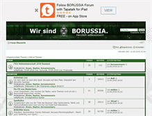 Tablet Screenshot of forum.borussia.de